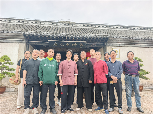 南派天罡门武学院赴淮开展健康养生暨掼蛋文化交流研学活动